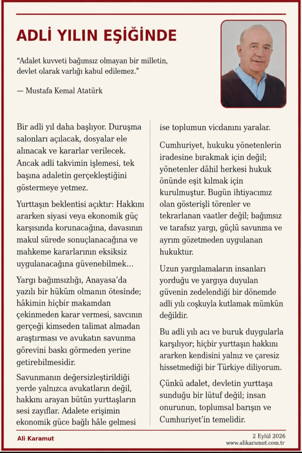 -ADLİ YILIN EŞİĞİNDE